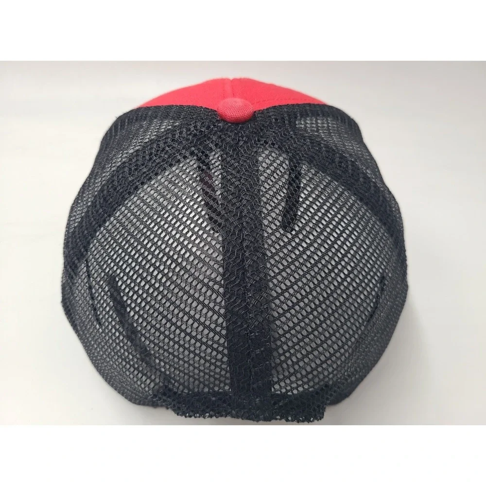 Patagonia Conquerors of the Useless Mesh Trucker‎ Snapback Hat Cap Men Red Black